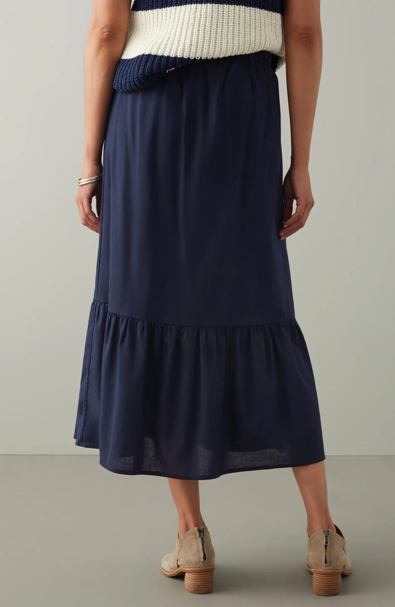 Easy Tiered Maxi Skirt