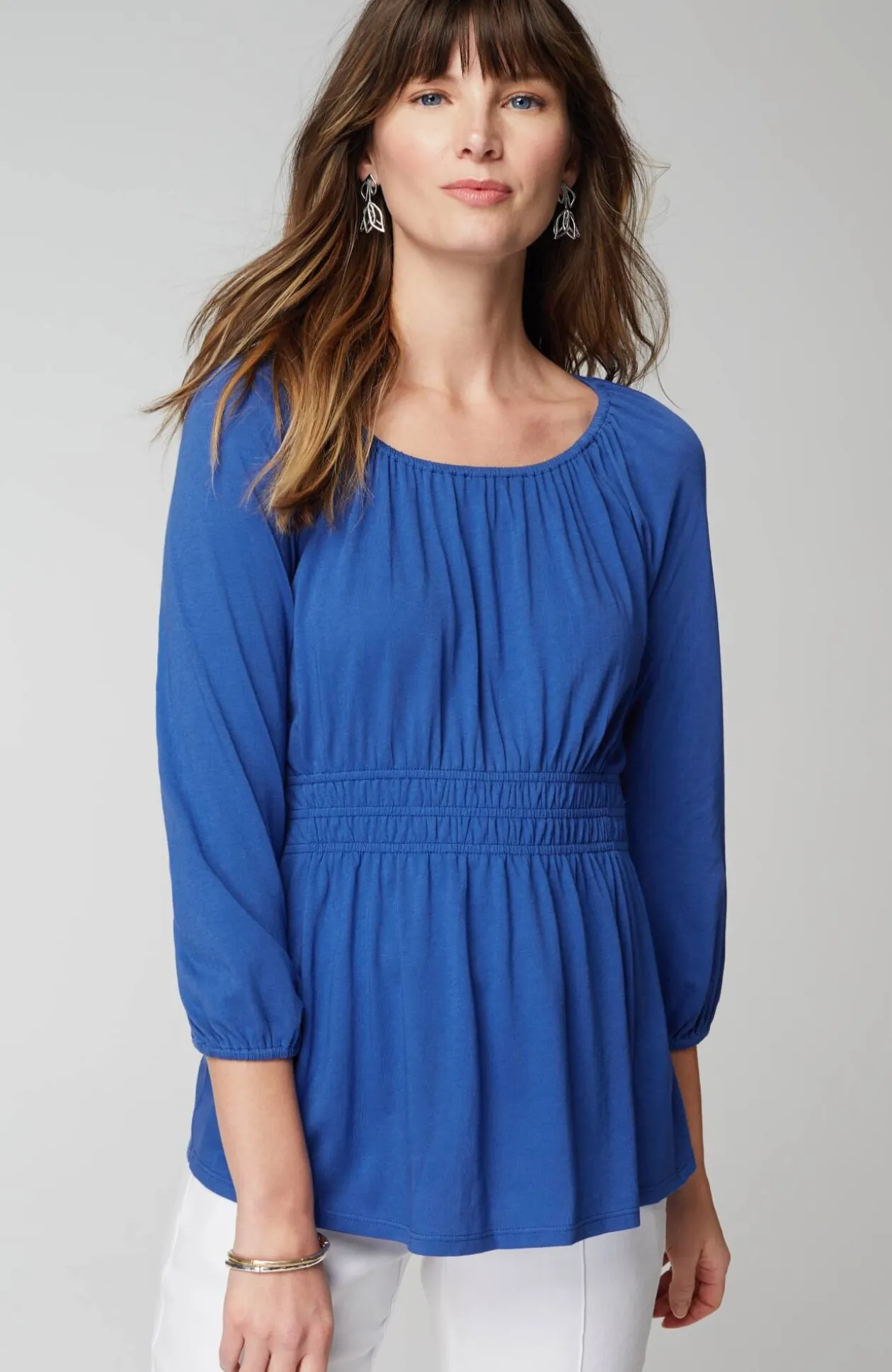 Elastic-Waist Top