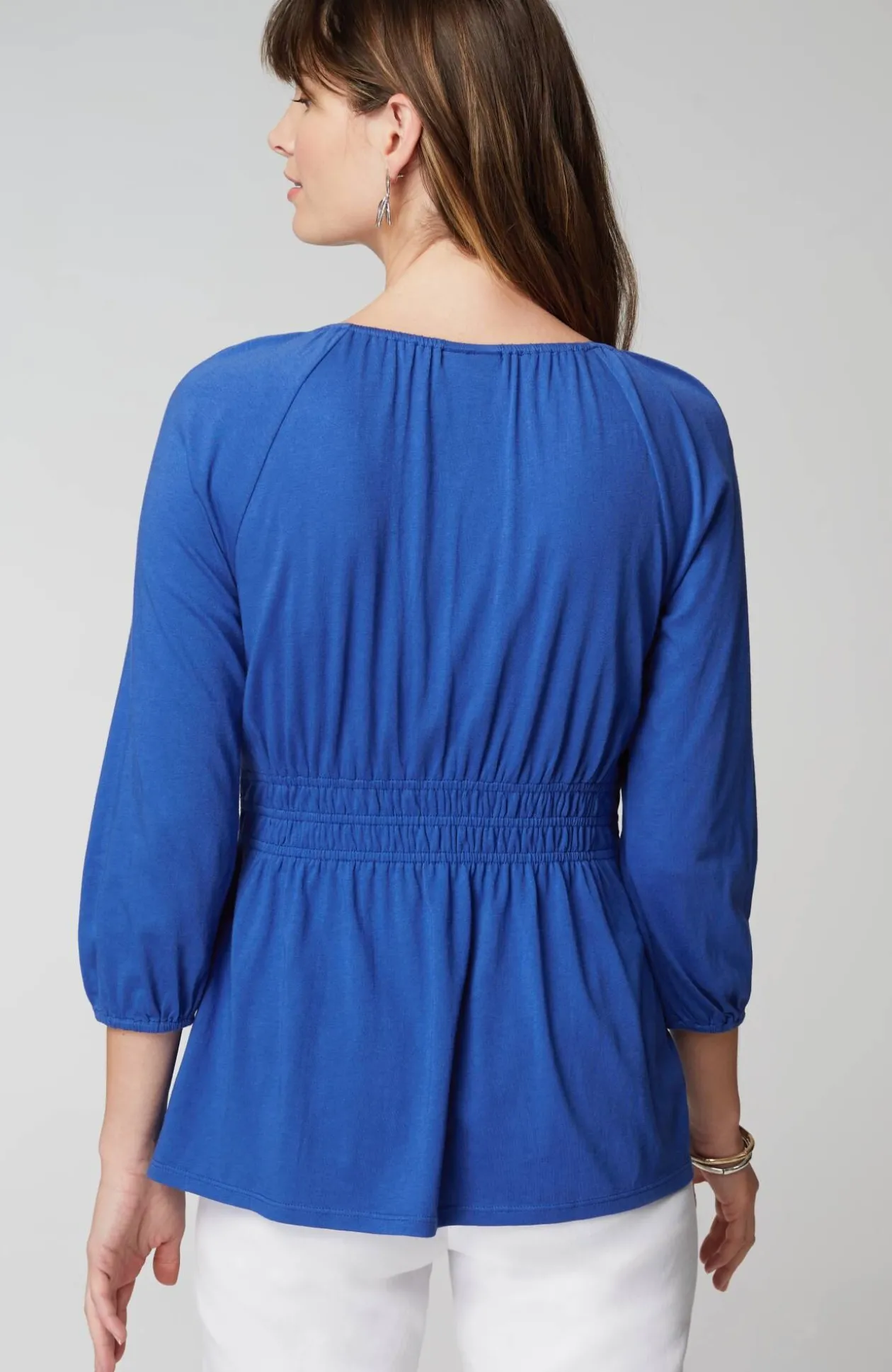 Elastic-Waist Top