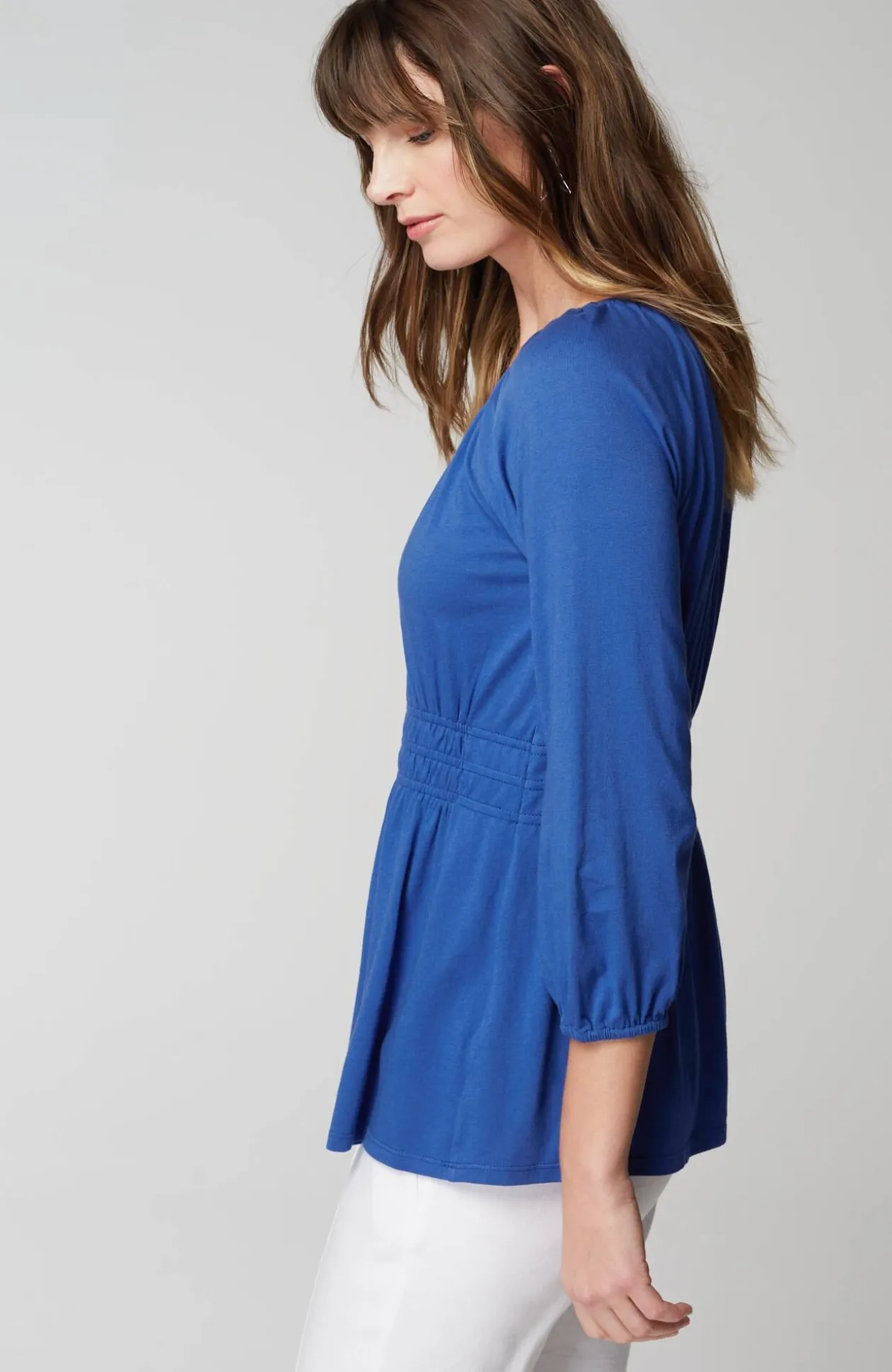 Elastic-Waist Top