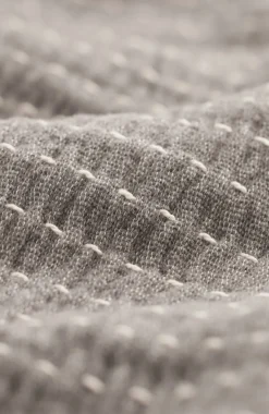 Elements Kantha-Stitched Chenille Throw