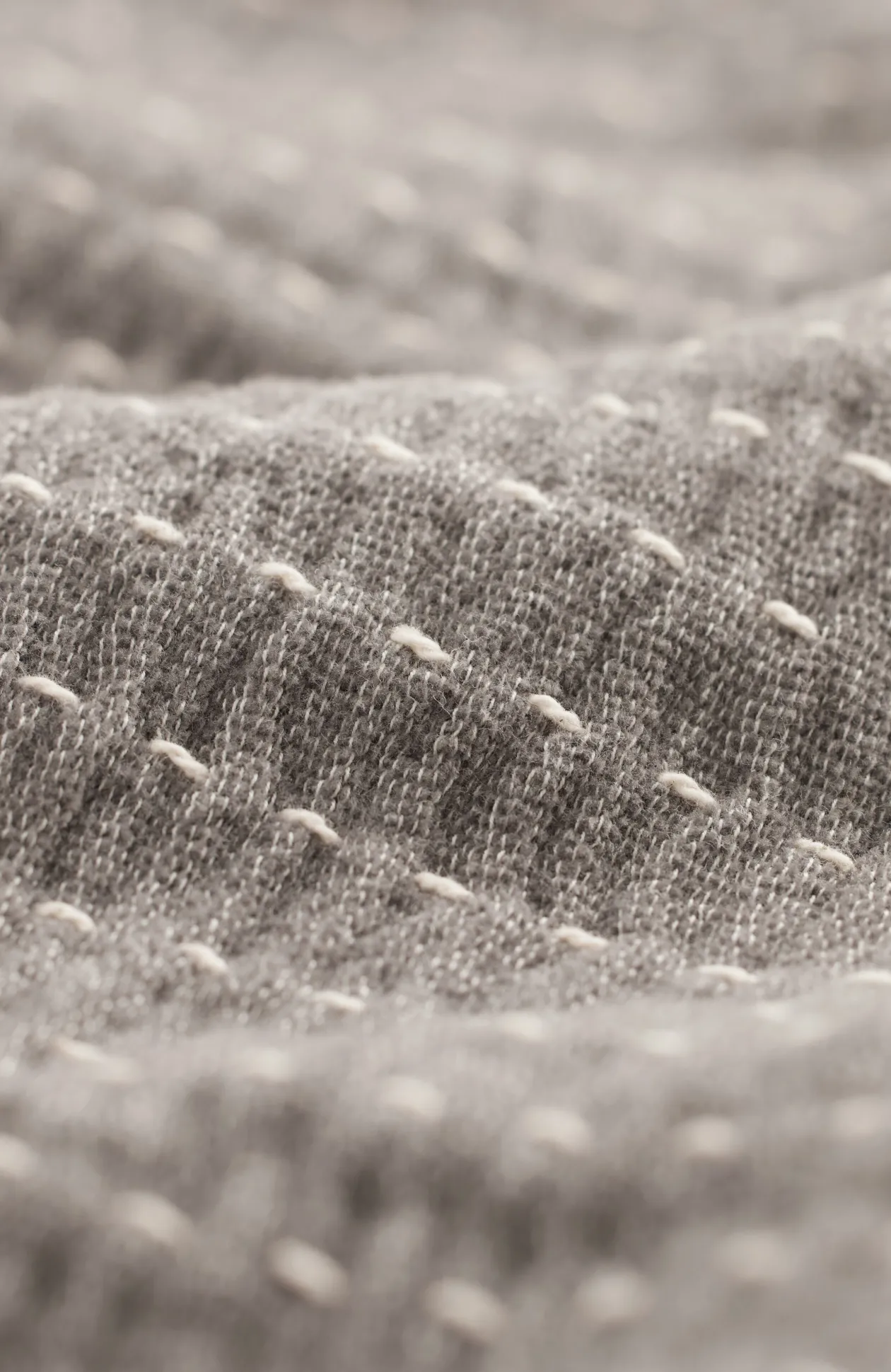 Elements Kantha-Stitched Chenille Throw