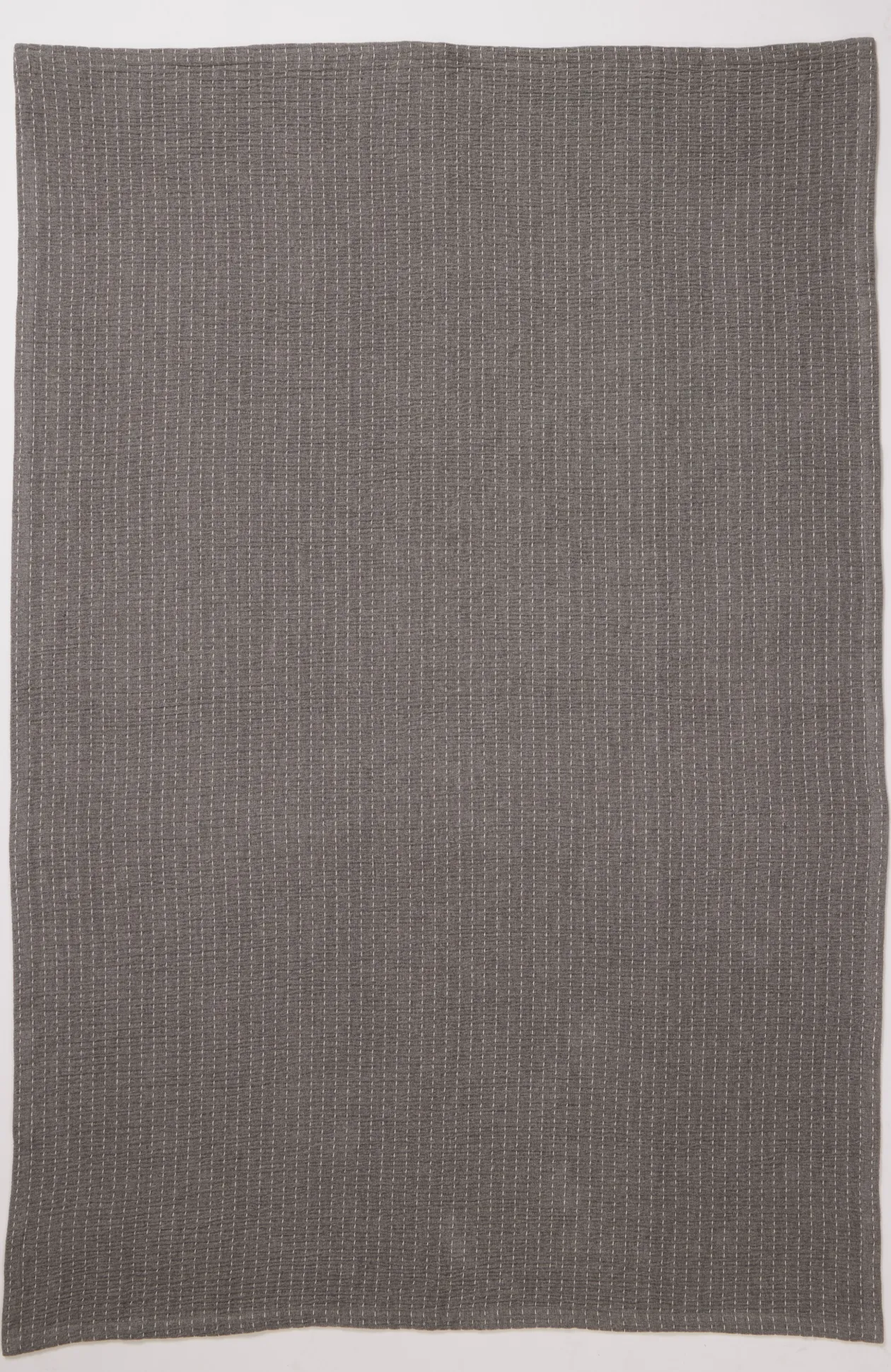 Elements Kantha-Stitched Chenille Throw
