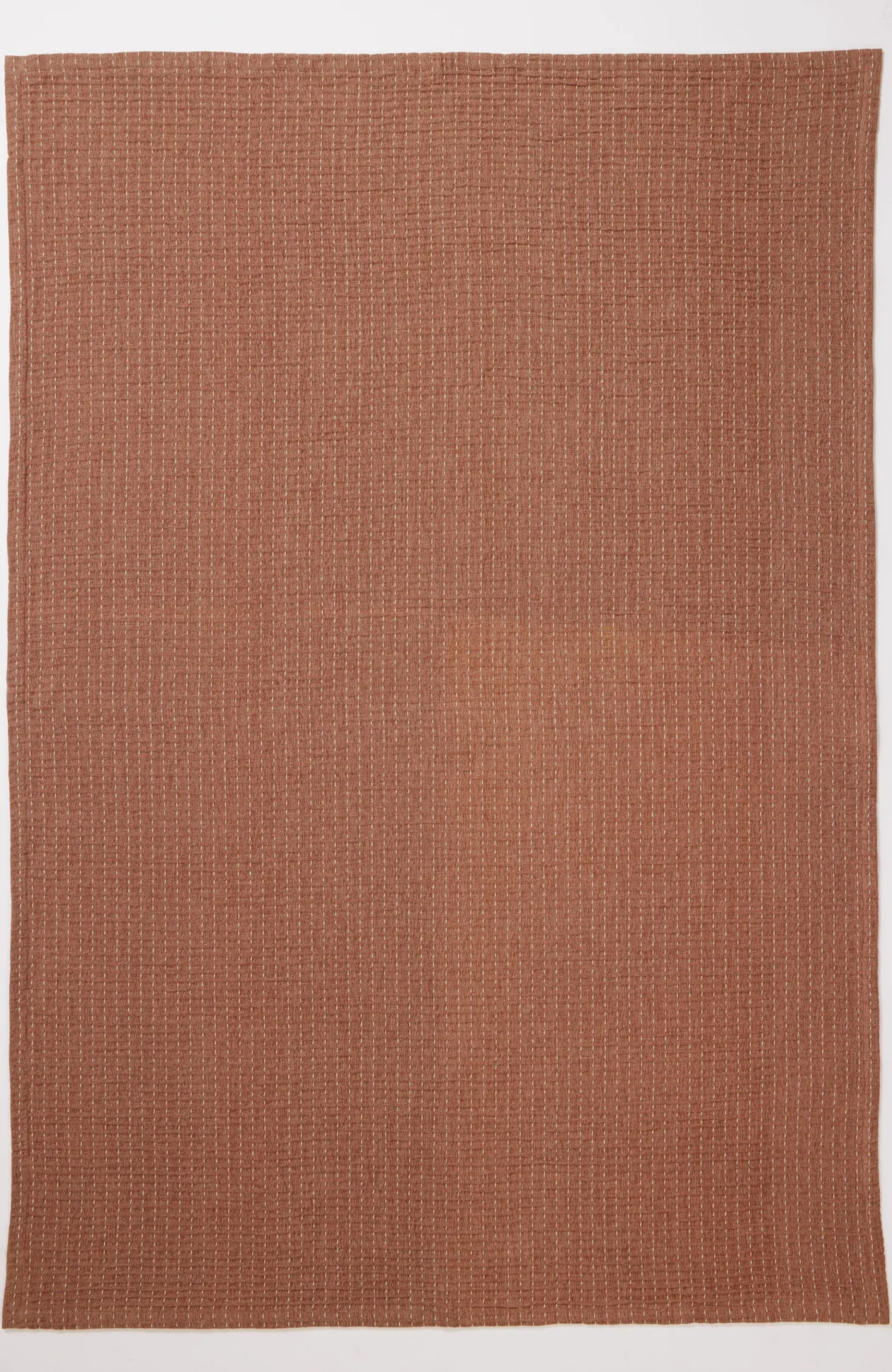 Elements Kantha-Stitched Chenille Throw
