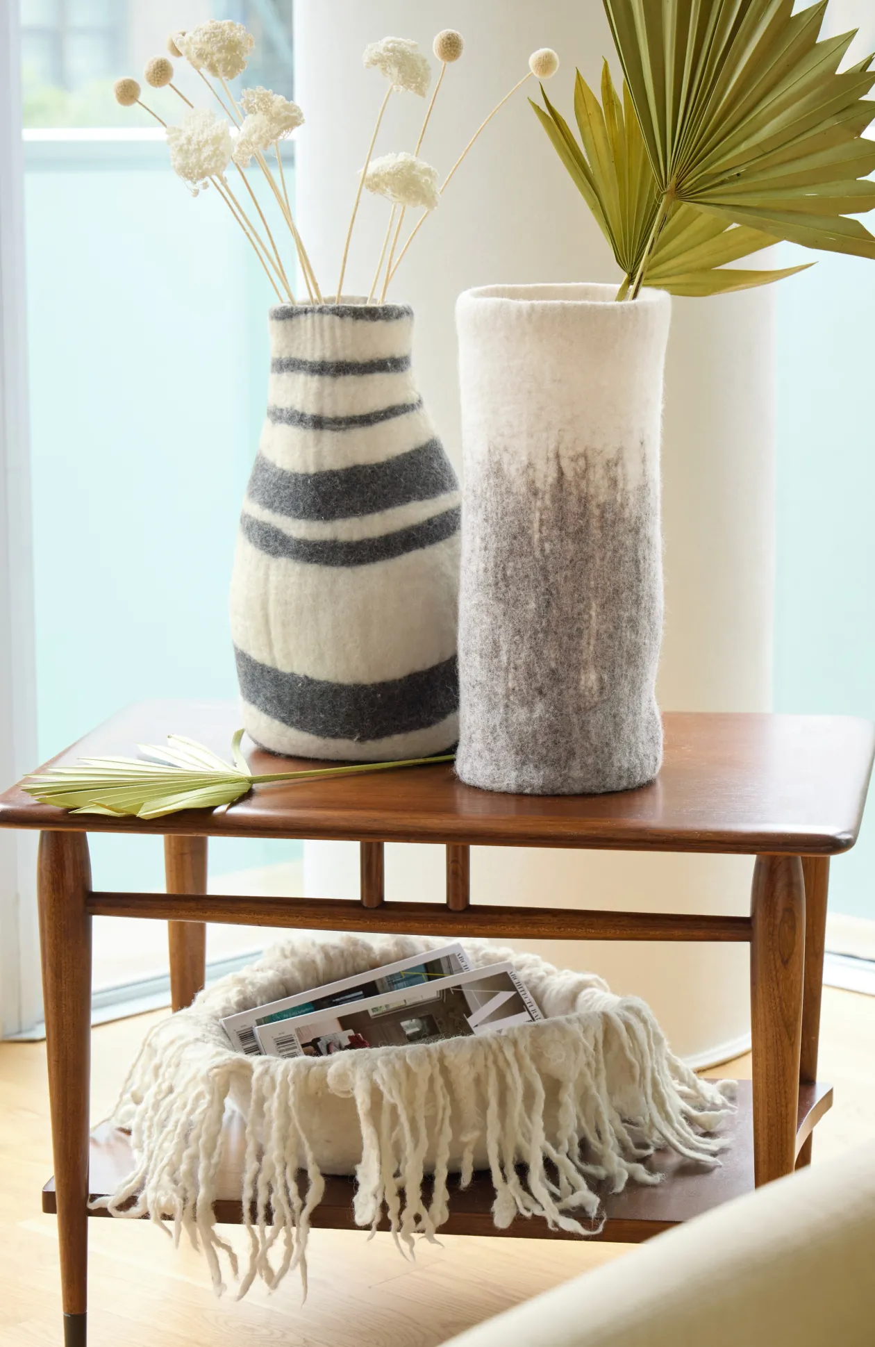 Elements Ombré Felt Vase
