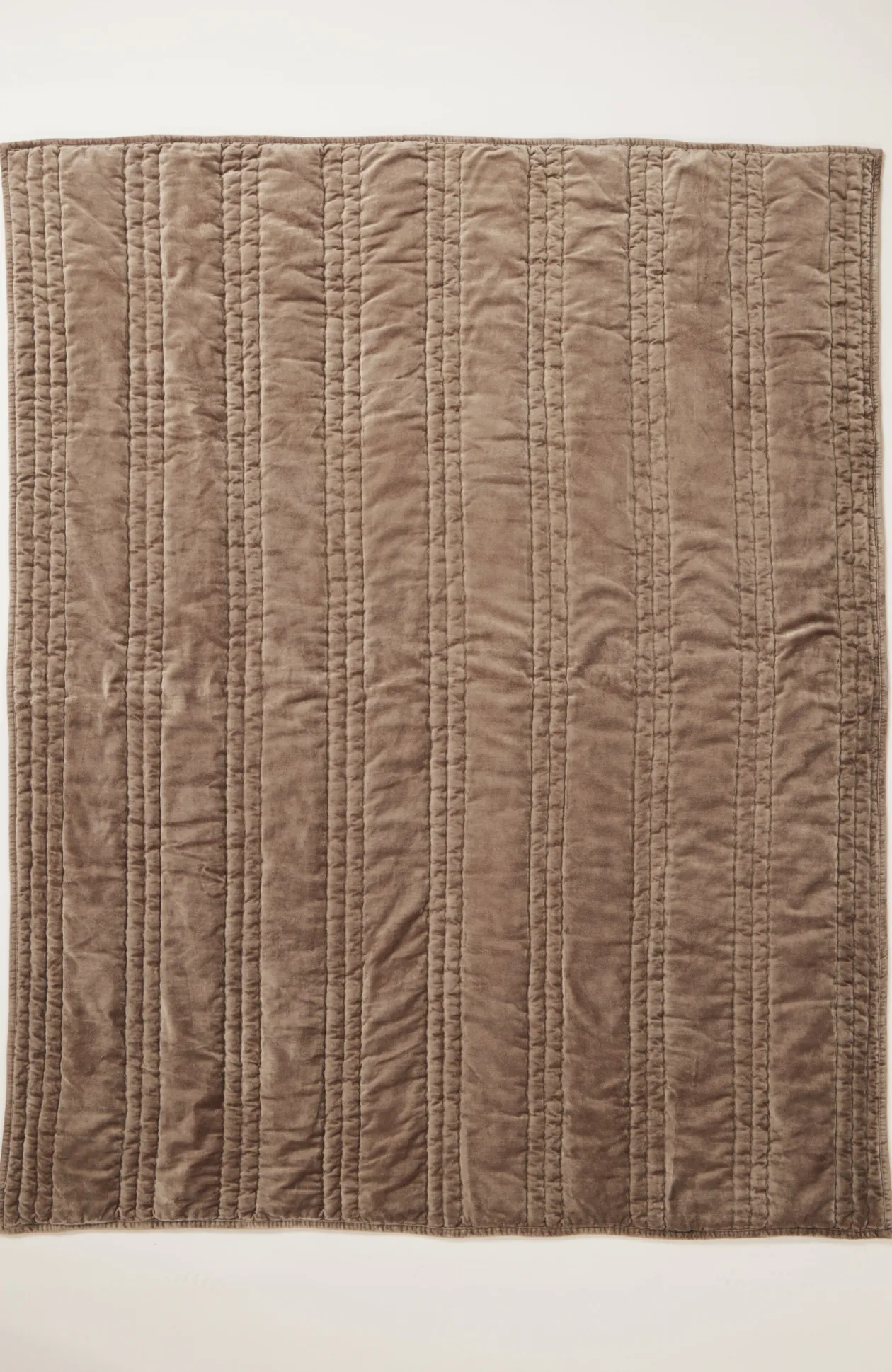 Elements Quilted Velvet Throw