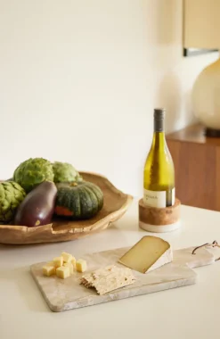Elements Wood & Marble Bottleholder
