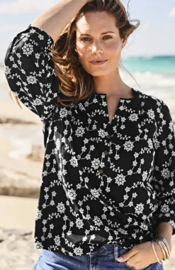 Embroidered Eyelet Popover