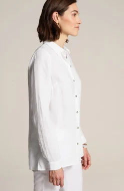 Everyday Linen Button-Front Shirt