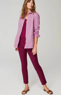 Everyday Linen Button-Front Shirt