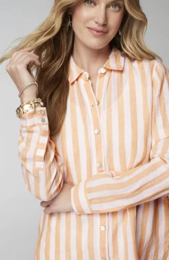 Everyday Linen Button-Front Shirt