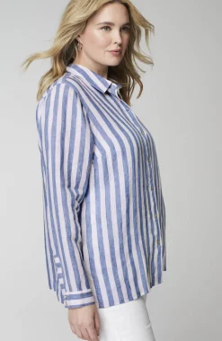 Everyday Linen Button-Front Shirt