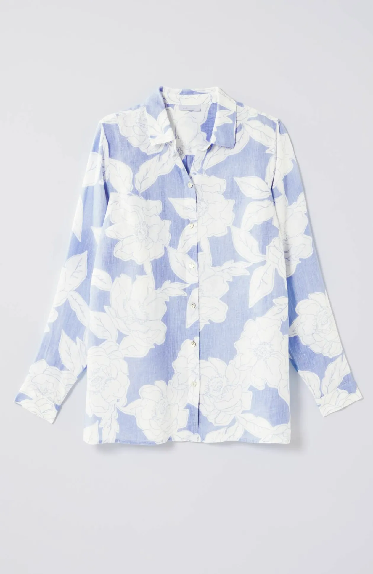 Everyday Linen Button-Front Shirt