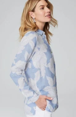Everyday Linen Button-Front Shirt