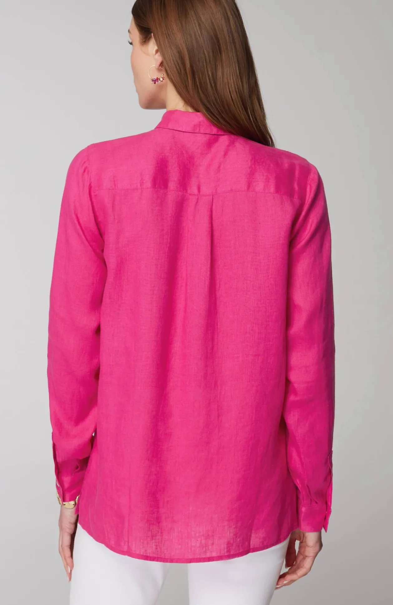 Everyday Linen Button-Front Shirt