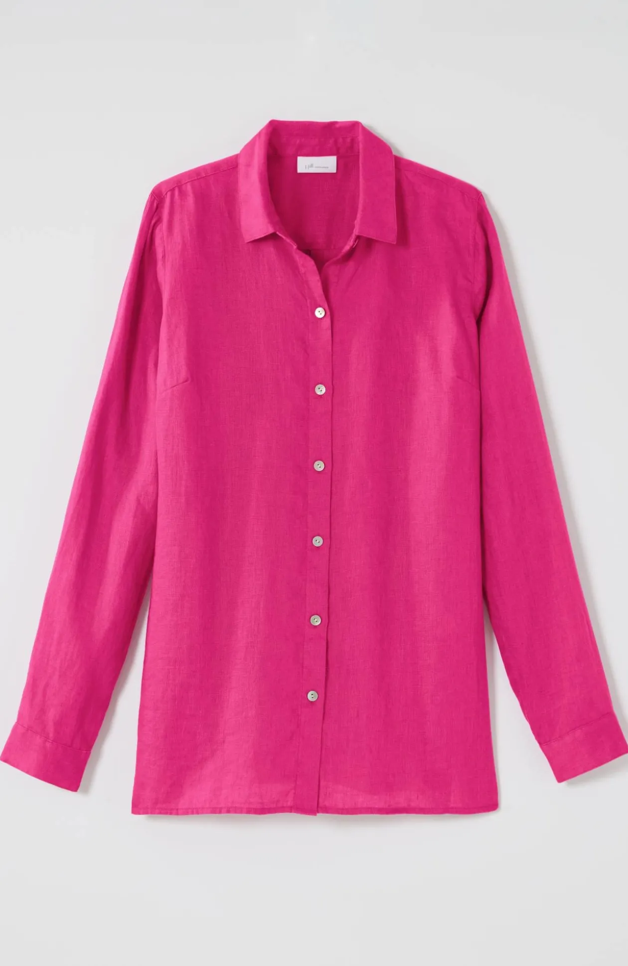 Everyday Linen Button-Front Shirt