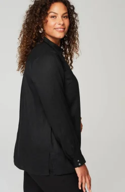 Everyday Linen Button-Front Shirt