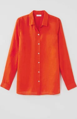 Everyday Linen Button-Front Shirt