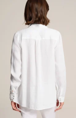 Everyday Linen Button-Front Shirt