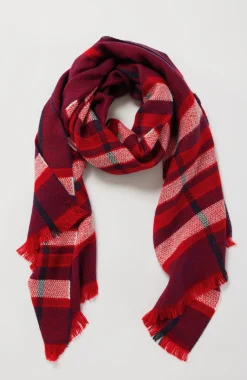 Exploded Plaid Scarf