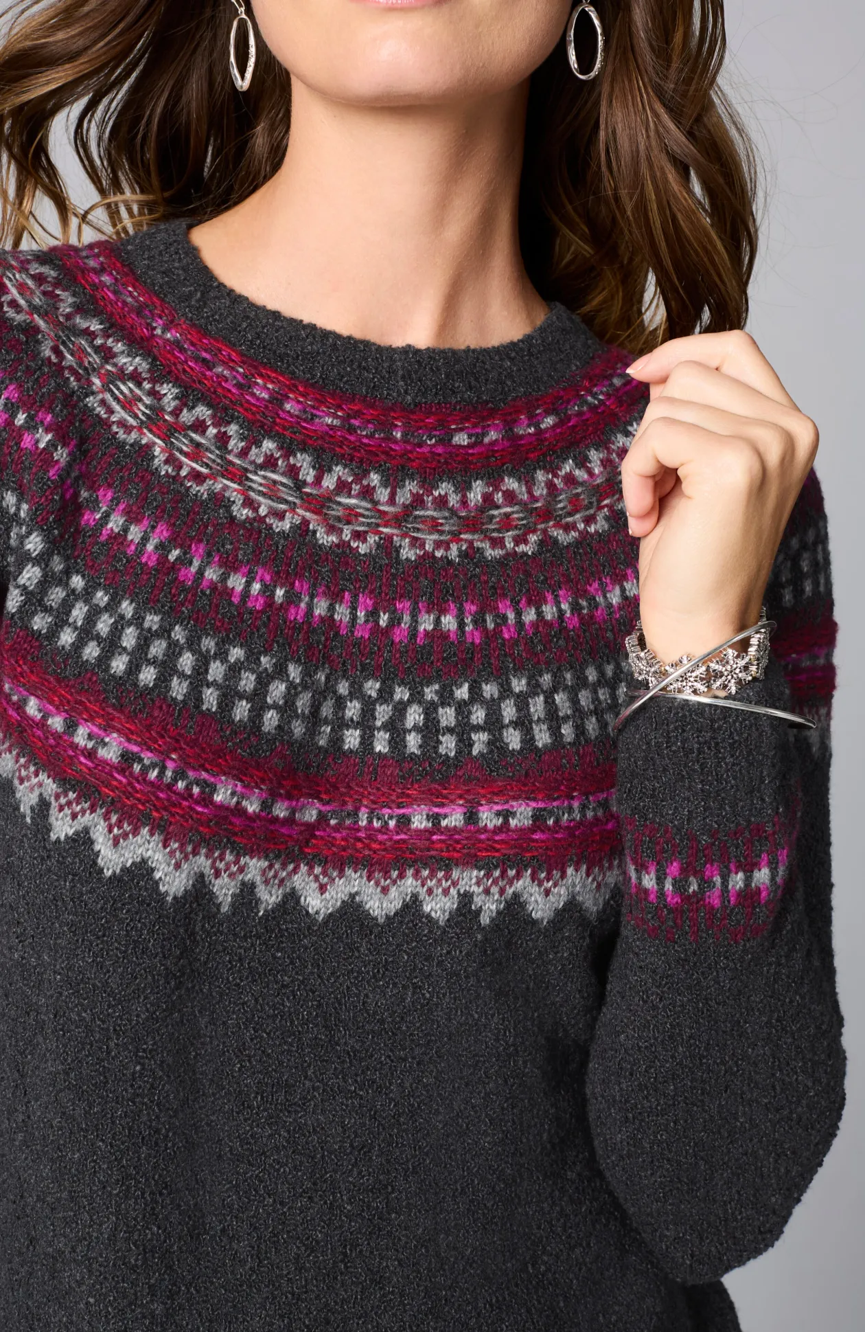 Fair Isle Pullover Sweater