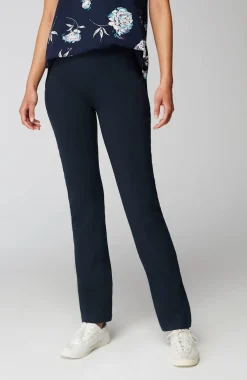 Fit Breathe Cotton High-Rise Boot-Cut Pants