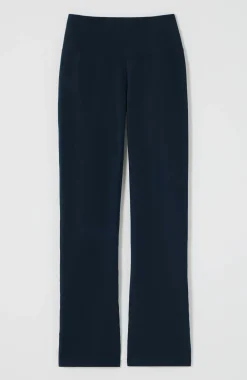 Fit Breathe Cotton High-Rise Boot-Cut Pants