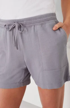 Fit Drawstring-Waist Knit Shorts
