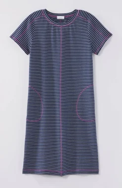 Fit Elevate Terry Contrasting-Stitch Dress
