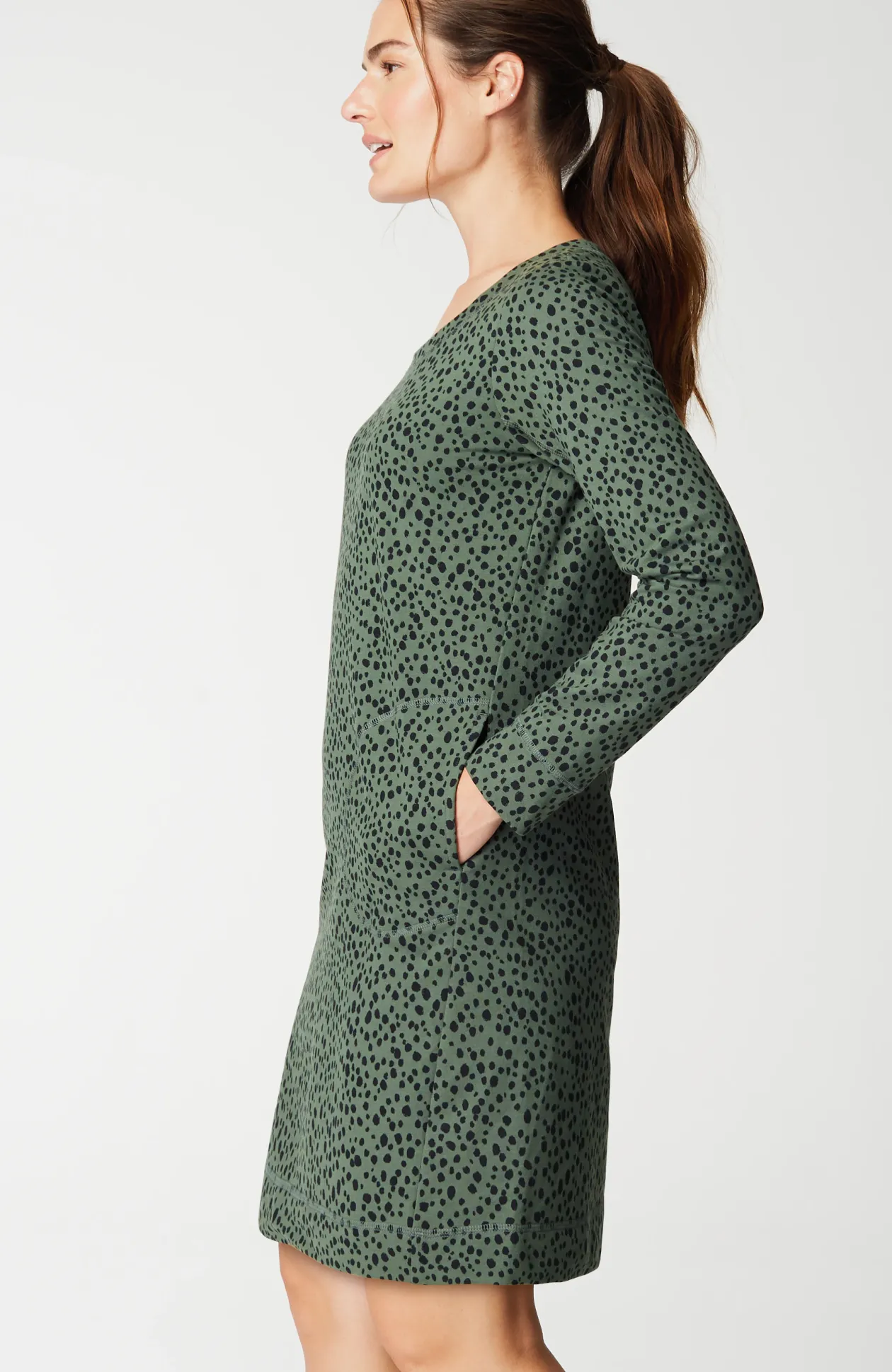 Fit Elevate Terry Seamed Dress