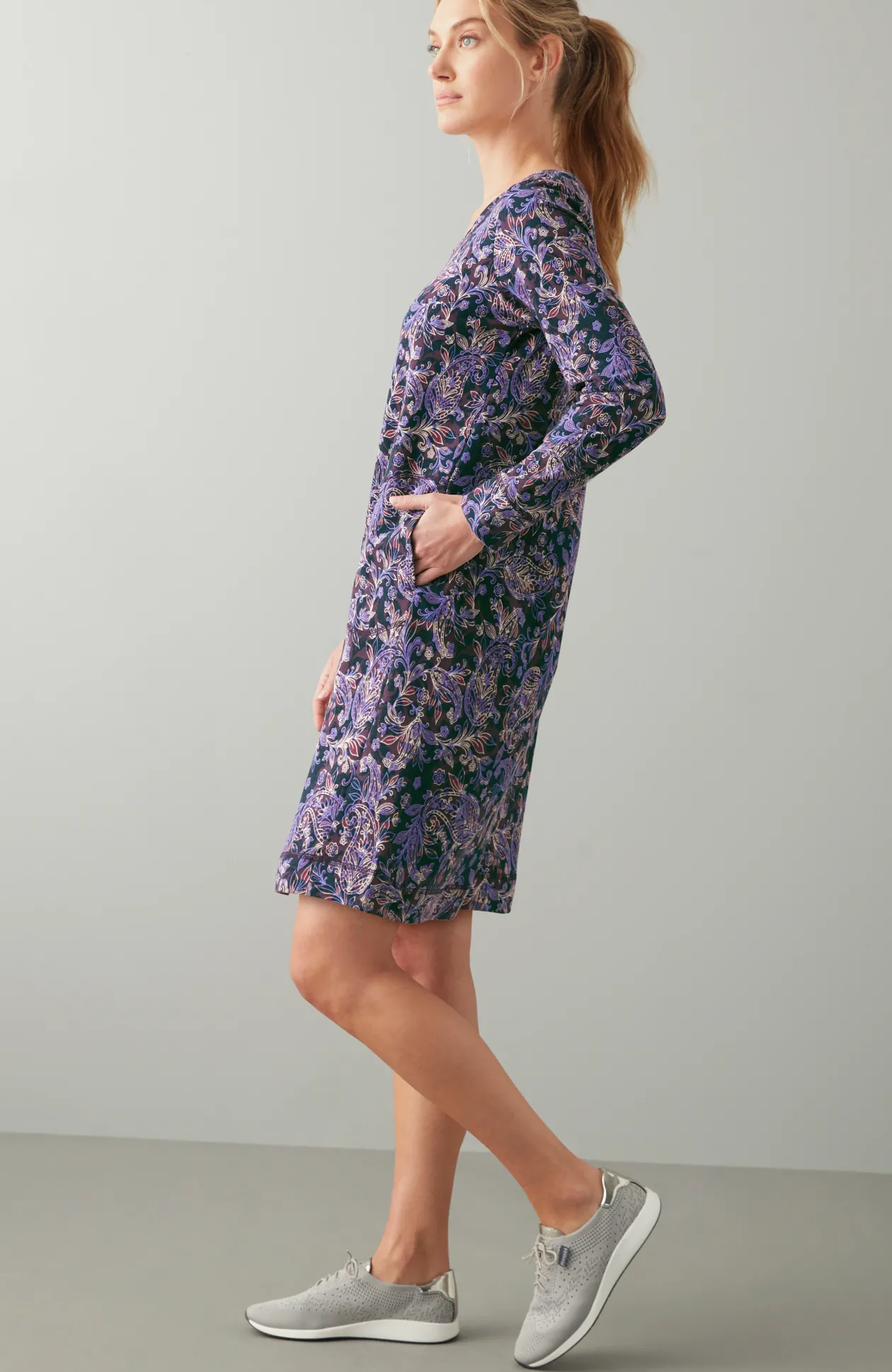 Fit Elevate Terry Seamed Dress