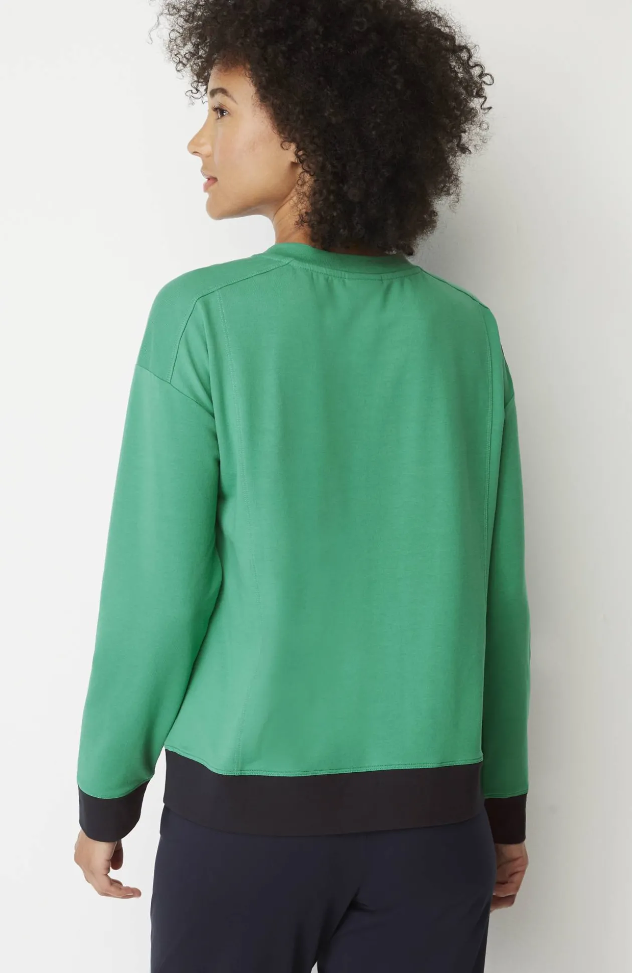 Fit Elevate Terry Split-Neck Sweatshirt