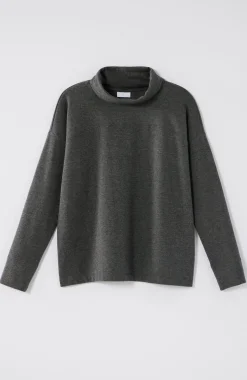Fit Fleece Turtleneck Top