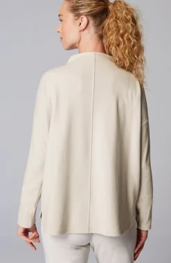 Fit Microfleece Funnel-Neck Top