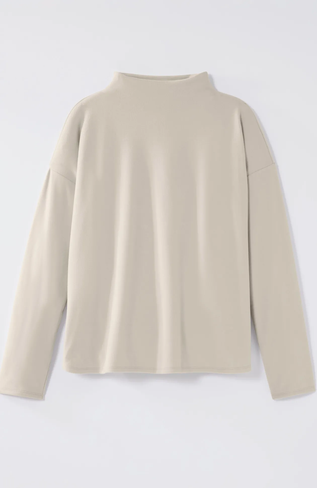Fit Microfleece Funnel-Neck Top