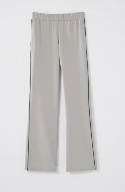Fit On-The-Go Piped Wide-Leg Pants
