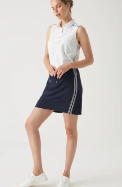 Fit On-The-Go Striped-Detail Skort