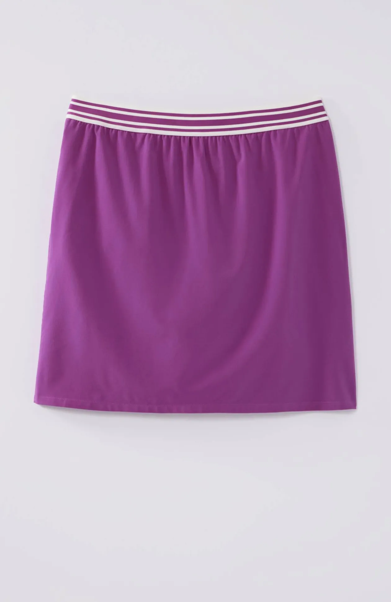 Fit On-The-Go Striped-Waistband Skort
