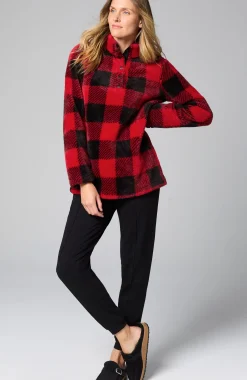 Fit Plush Sherpa Pullover