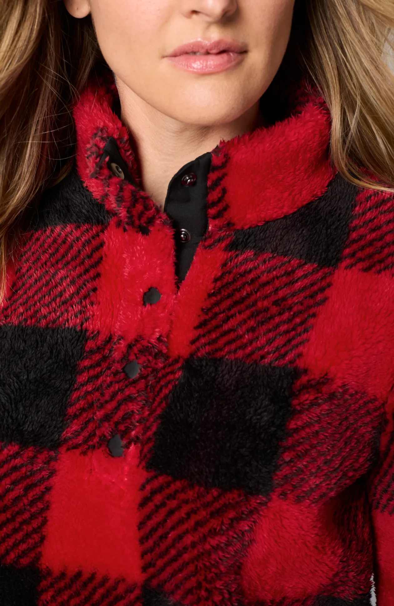 Fit Plush Sherpa Pullover