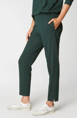 Fit Supreme-Stretch Pintucked Slim-Leg Pants