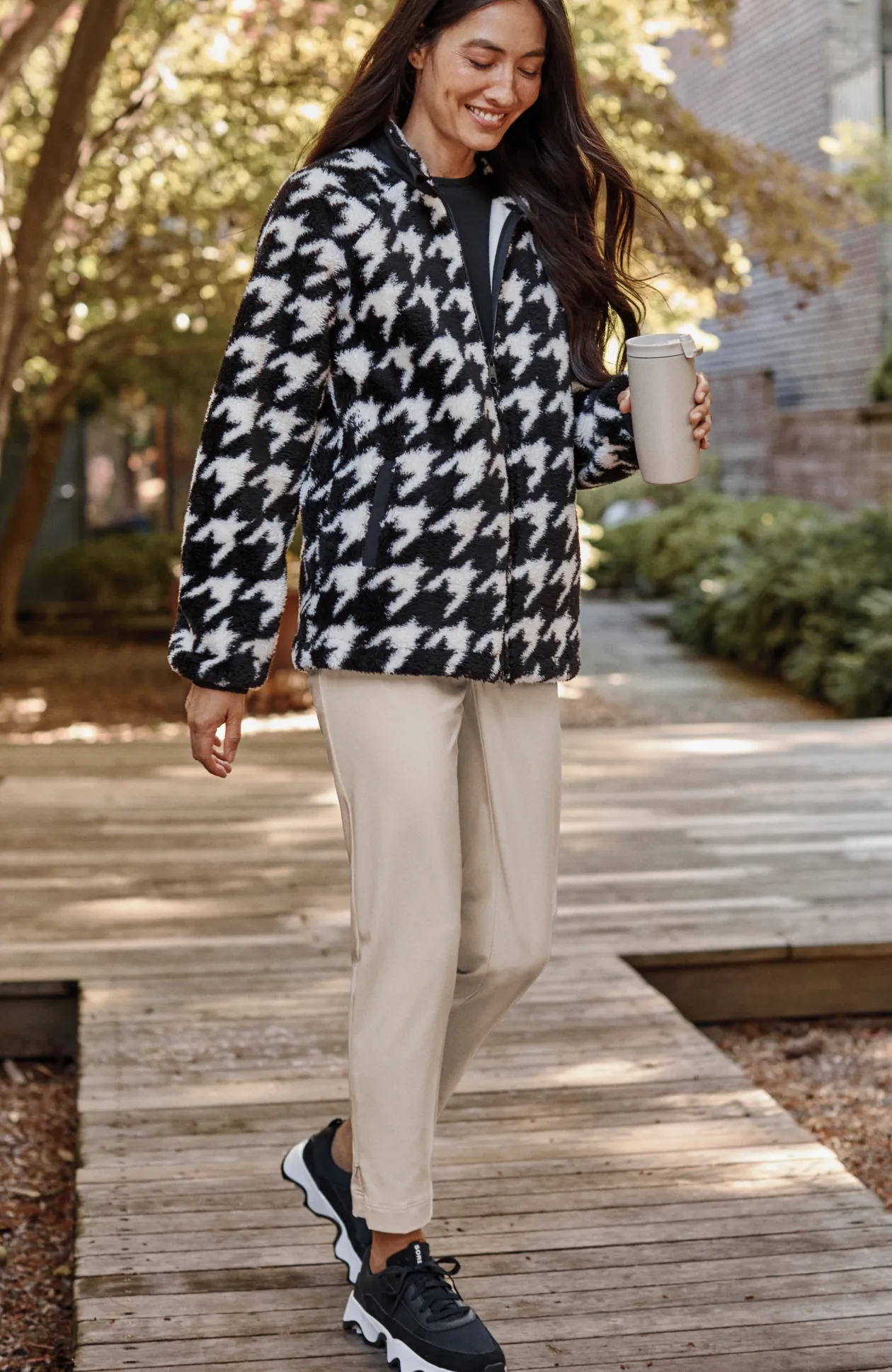 Fit Zipped-Ankle Pants