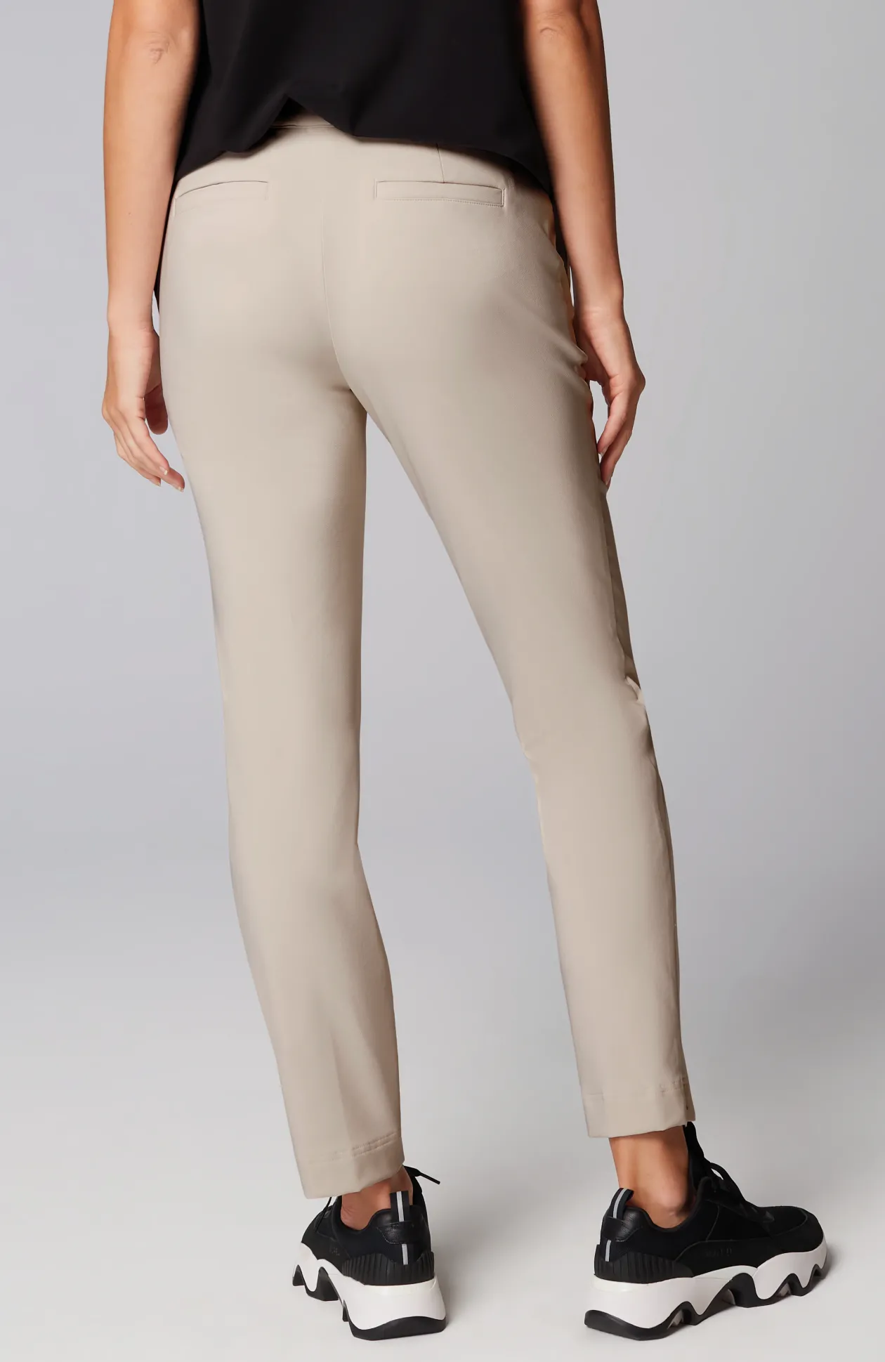 Fit Zipped-Ankle Pants