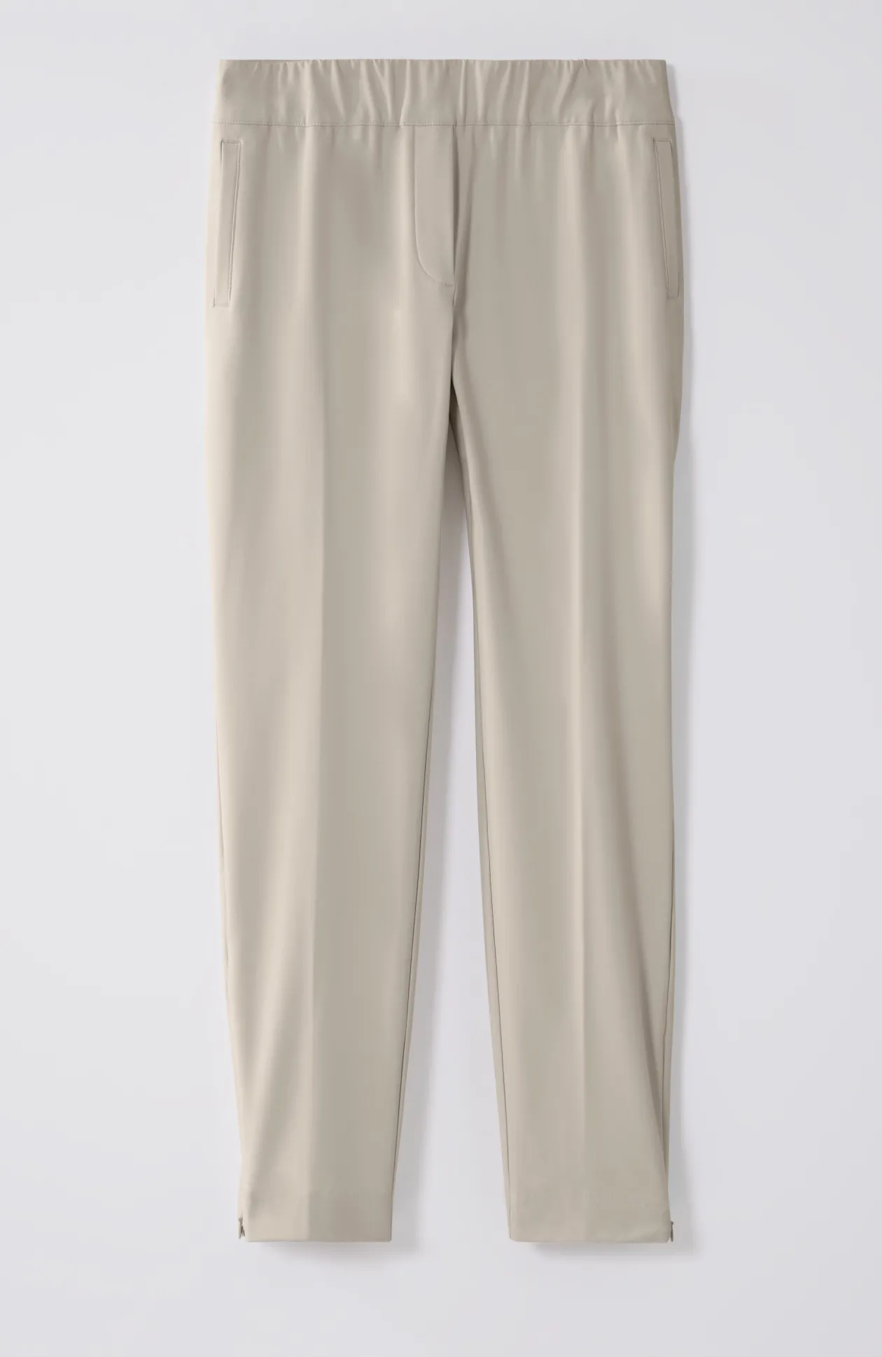 Fit Zipped-Ankle Pants