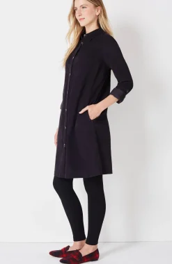 Fleece-Lined Footless Tights