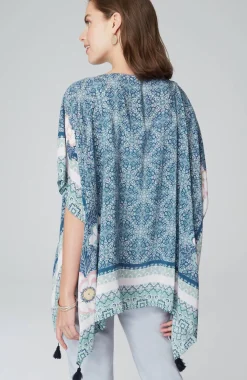 Floral Medallion Poncho
