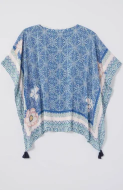 Floral Medallion Poncho