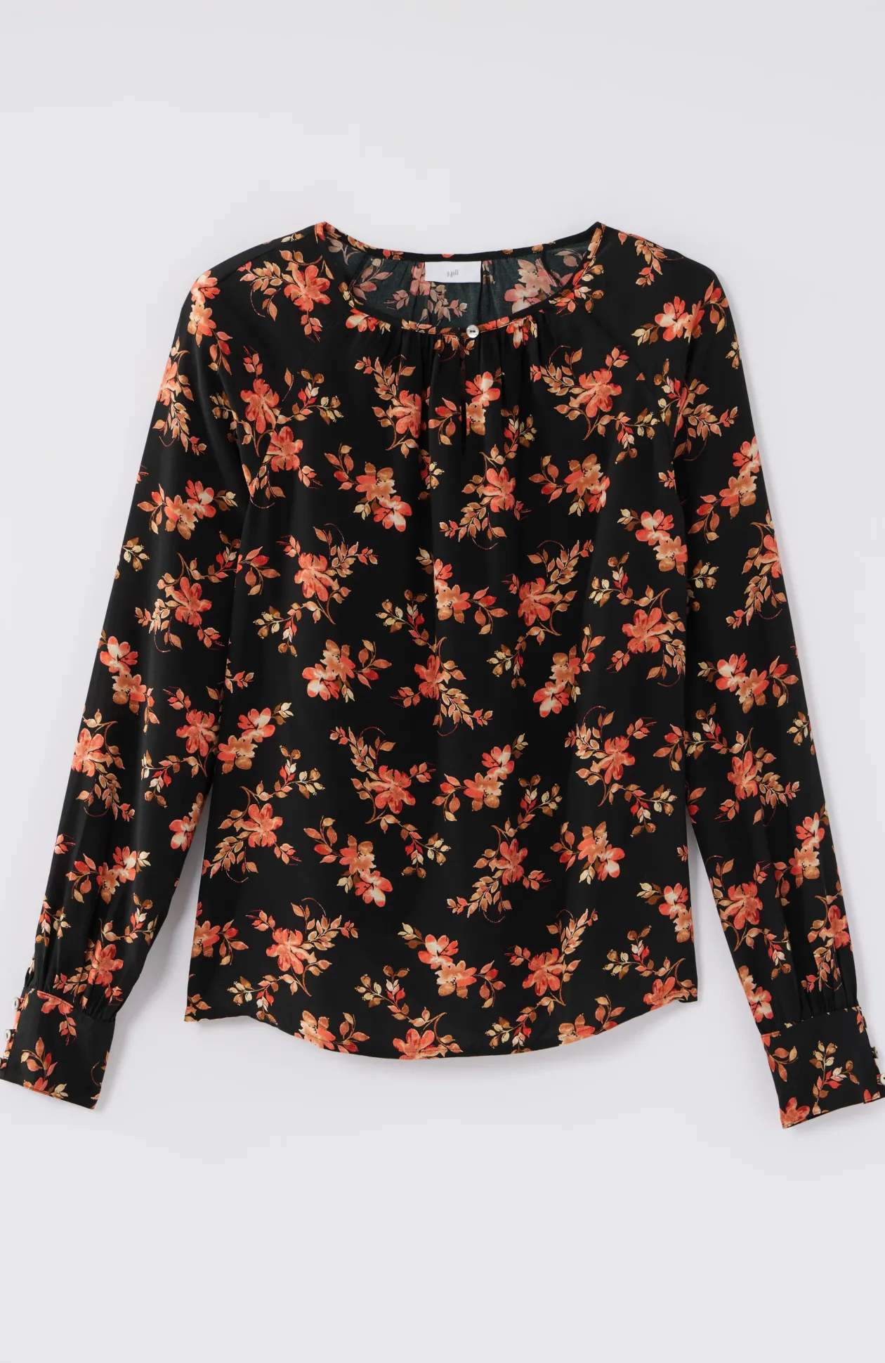 Floral-Printed Pullover Top