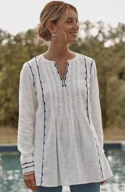 Geometric Embroidered Tunic