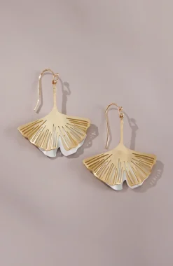 Ginkgo Statement Earrings